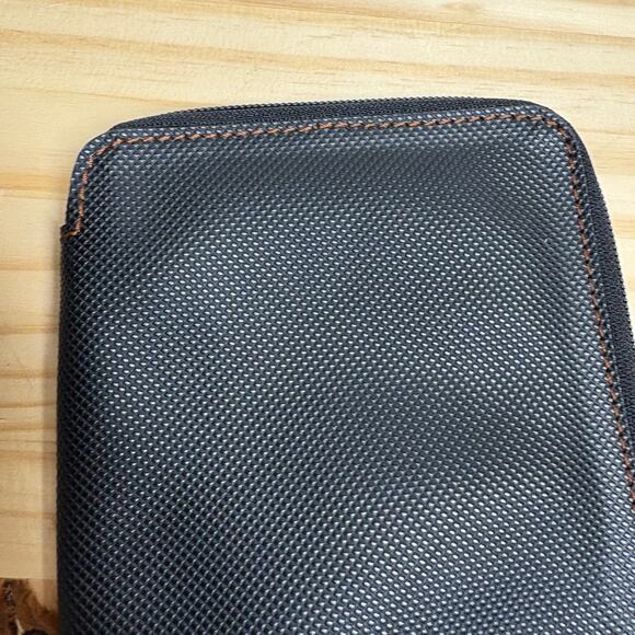 Bottega Veneta Zip Around Compartment Pouch Wallet Organizer Black Leather Italy - Picture 4 of 11